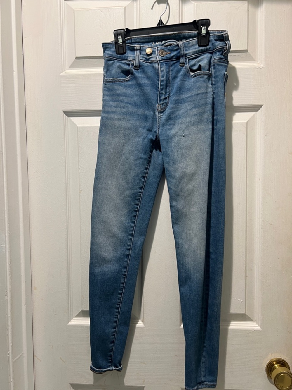 American Eagle Outfitters Light Blue High-Rise Skinny Jeans